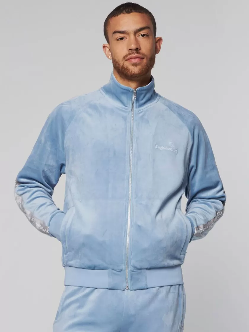 Fashion Tipo Velour Track Jacket- Mountain Spring Velour